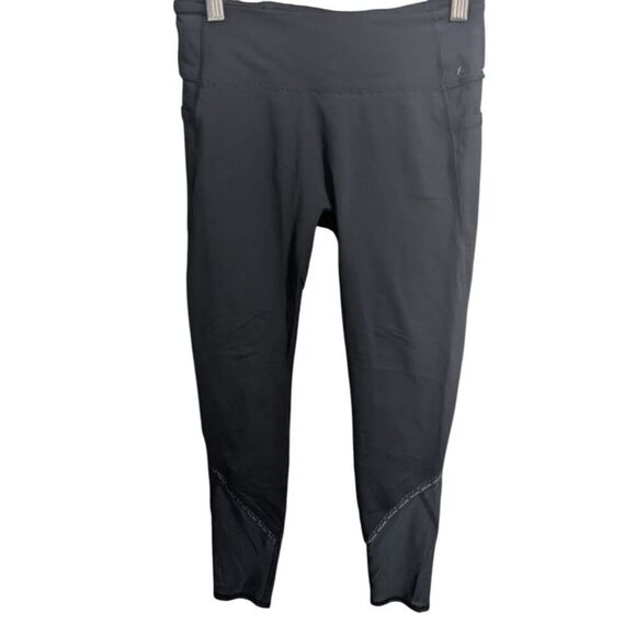 IVIVVA BY LULULEMON Mesh Leg Pocket Leggings Size 12 - Picture 2 of 3